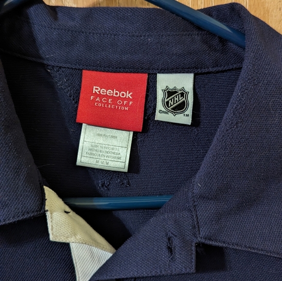 STL NHL Blues Reebok Face Off Collection Polo - Men's Medium - Picture 5 of 6